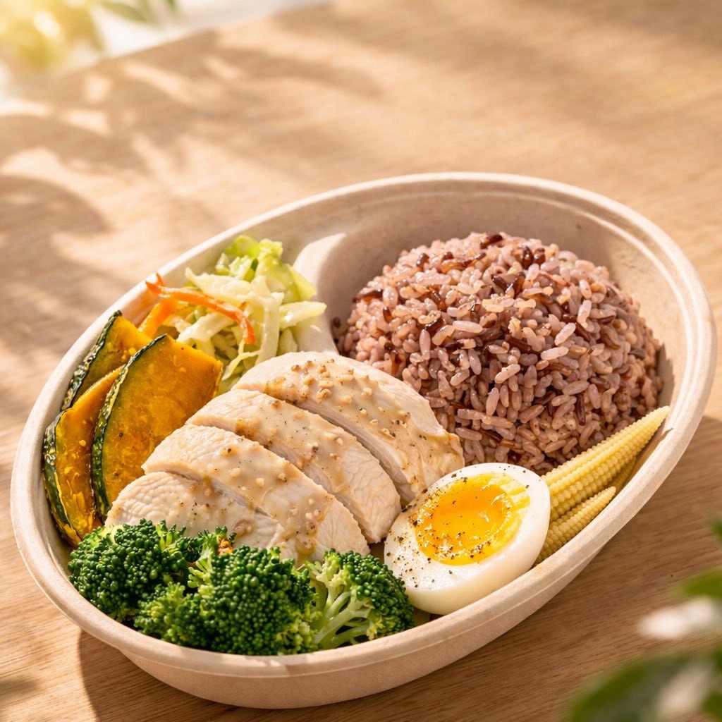 Sesame sous vide chicken breast