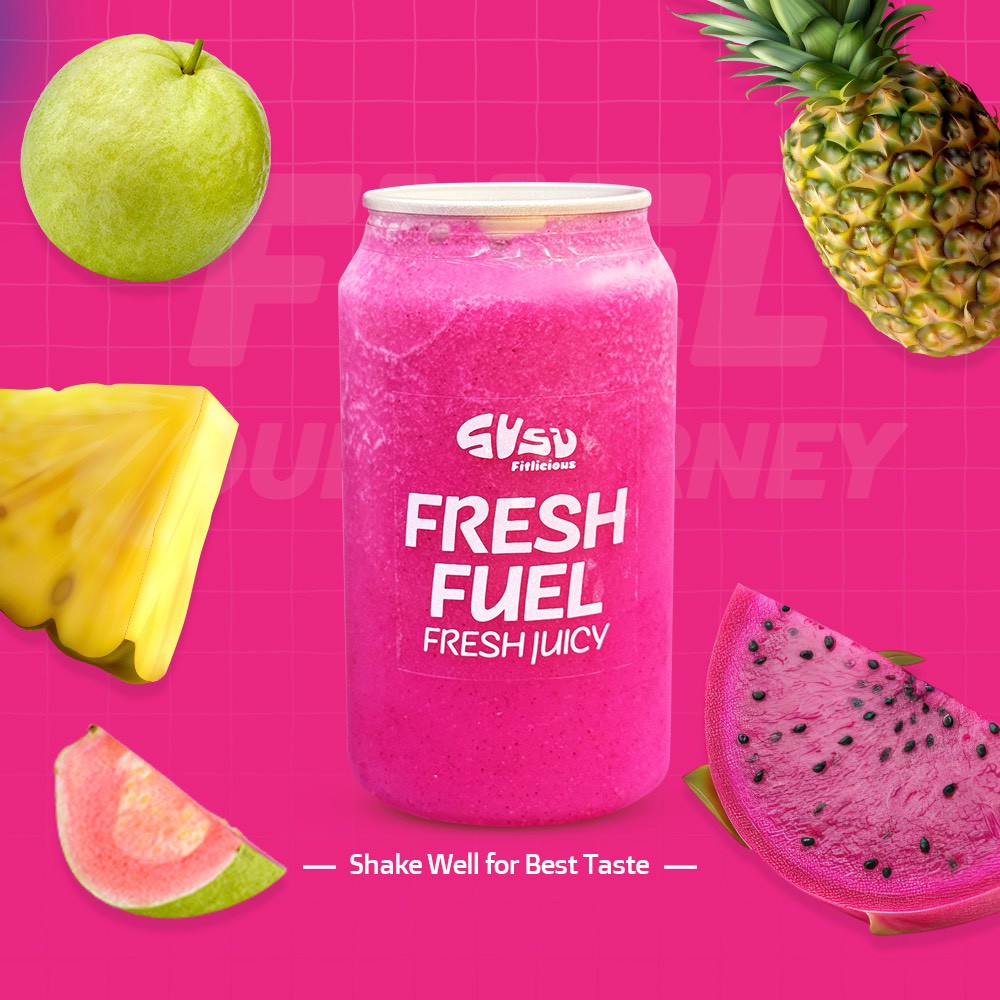 Dragon Apple Care blended juice
